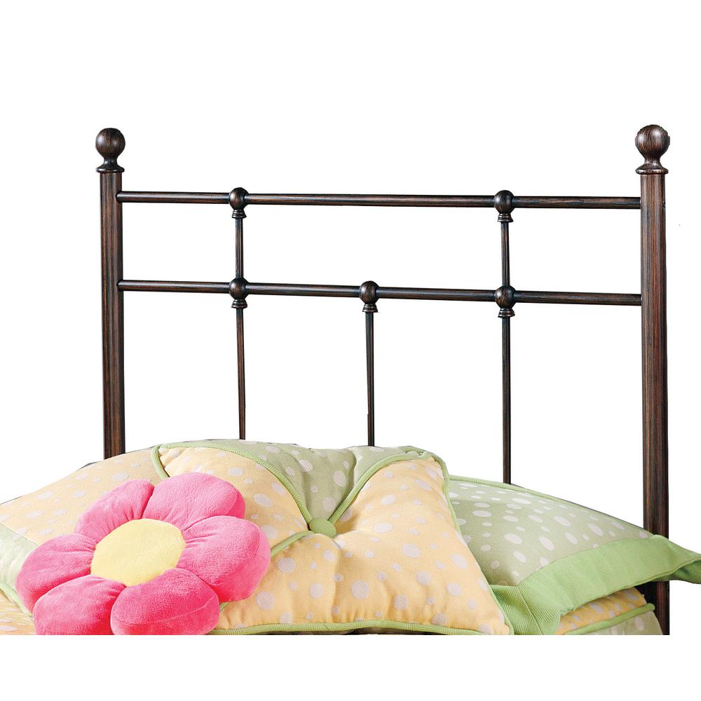 Providence Twin Metal Headboard, Antique Bronze. Picture 1
