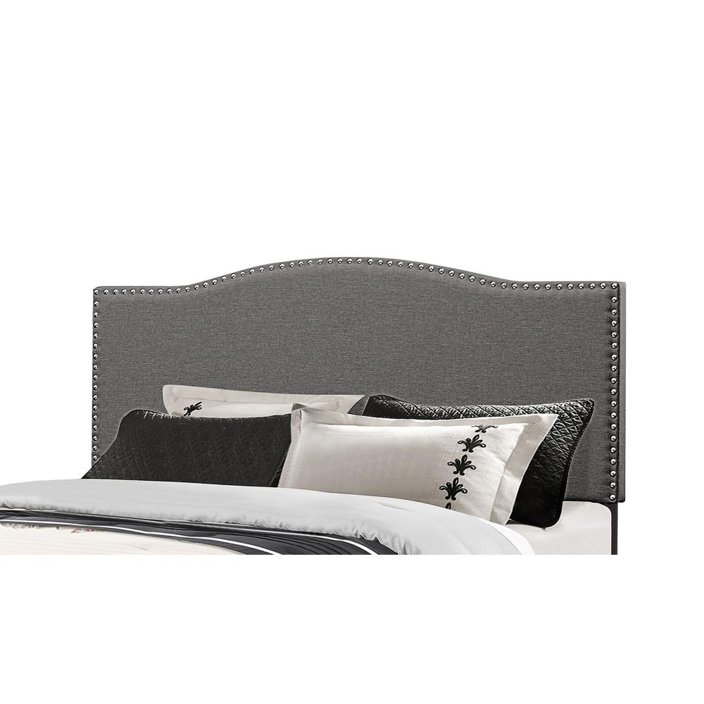 Kiley Headboard - Full/Queen - Metal Headboard Frame Included - Stone Fabric. Picture 1