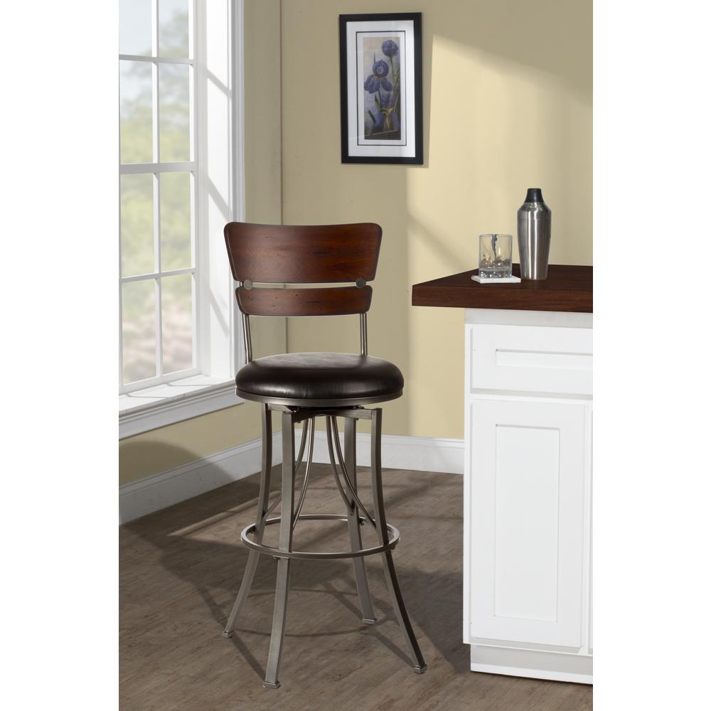 Santa Monica Swivel Counter Height Stool. Picture 2