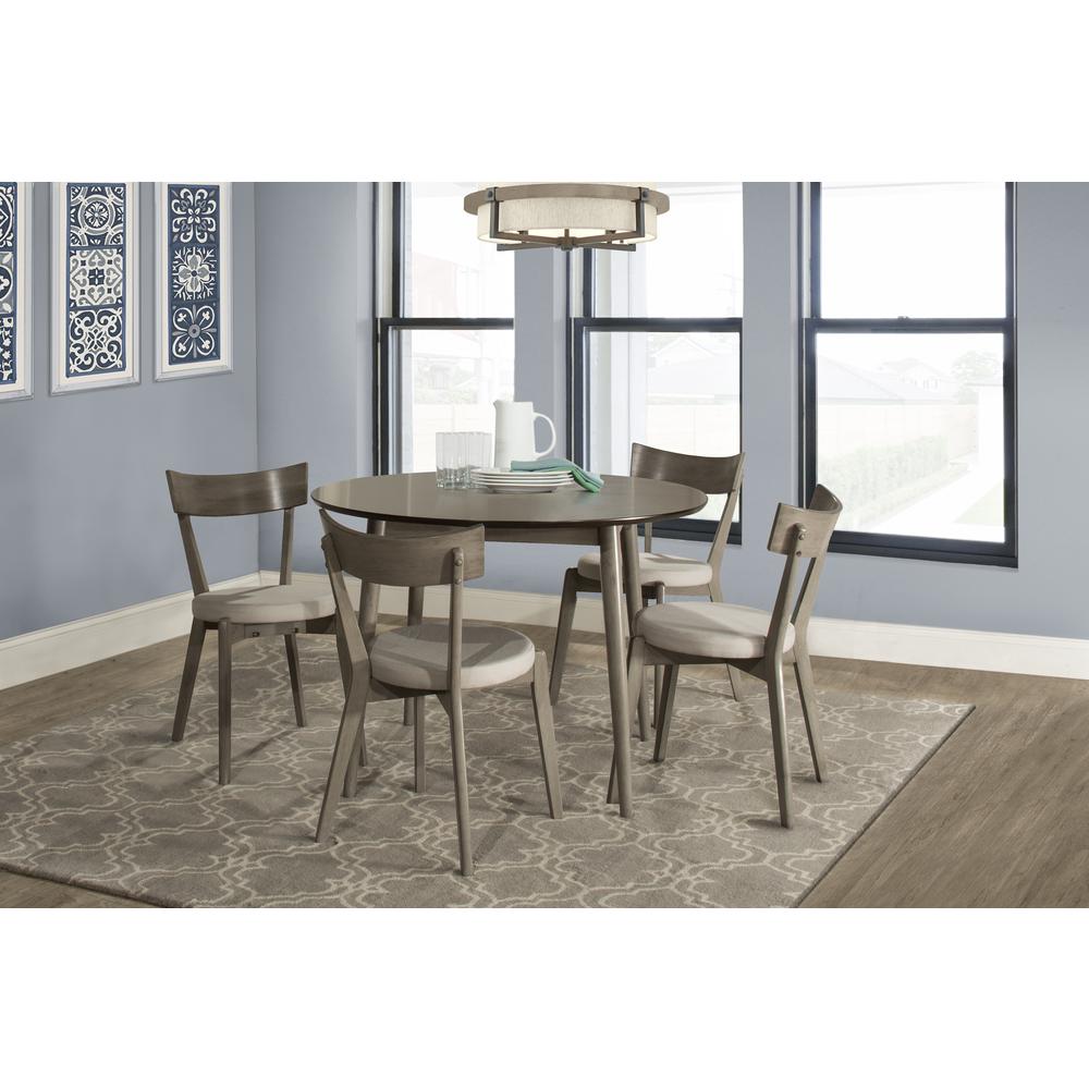 Mayson Wood 5 Piece Dining, Gray. Picture 2