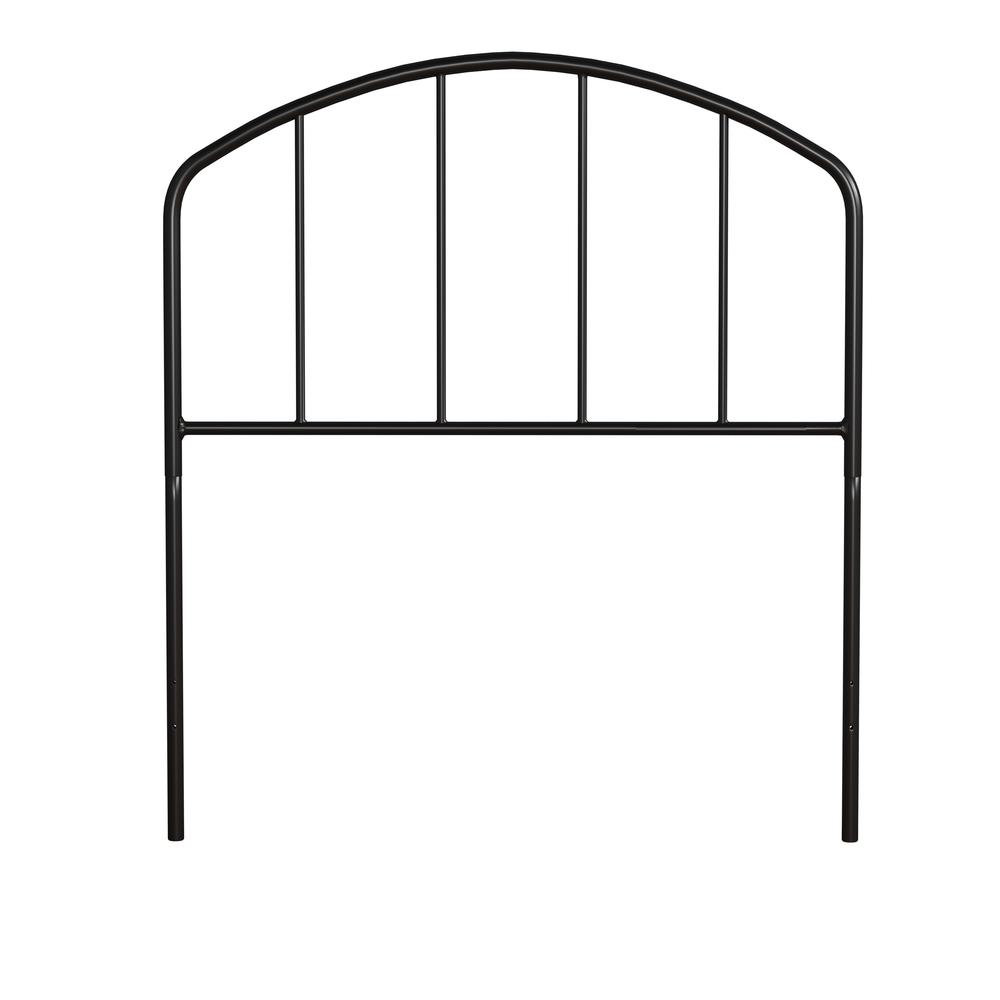 Tolland Metal Twin Headboard with Arched Spindle Design, Black. Picture 2