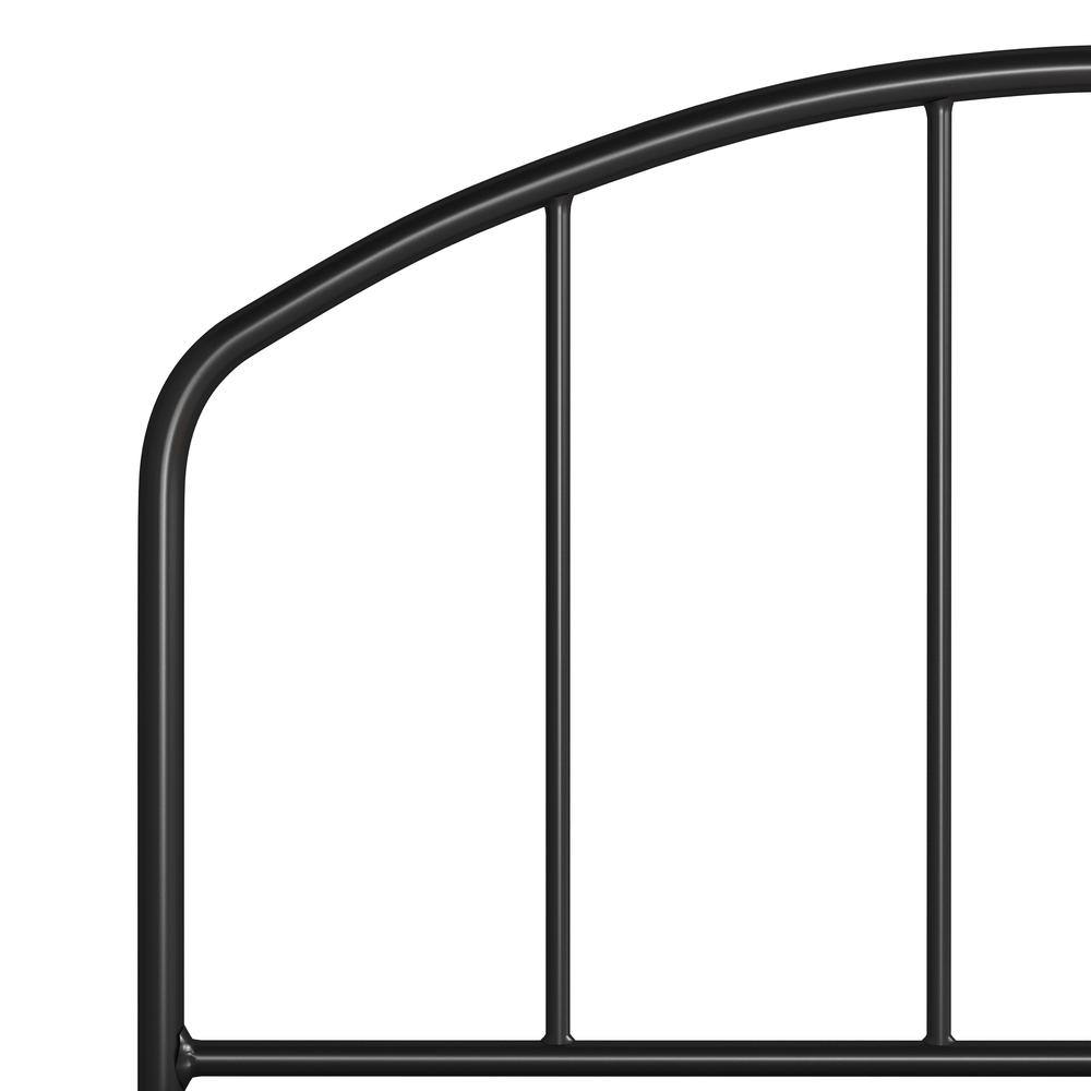 Tolland Metal Twin Headboard with Arched Spindle Design, Black. Picture 1