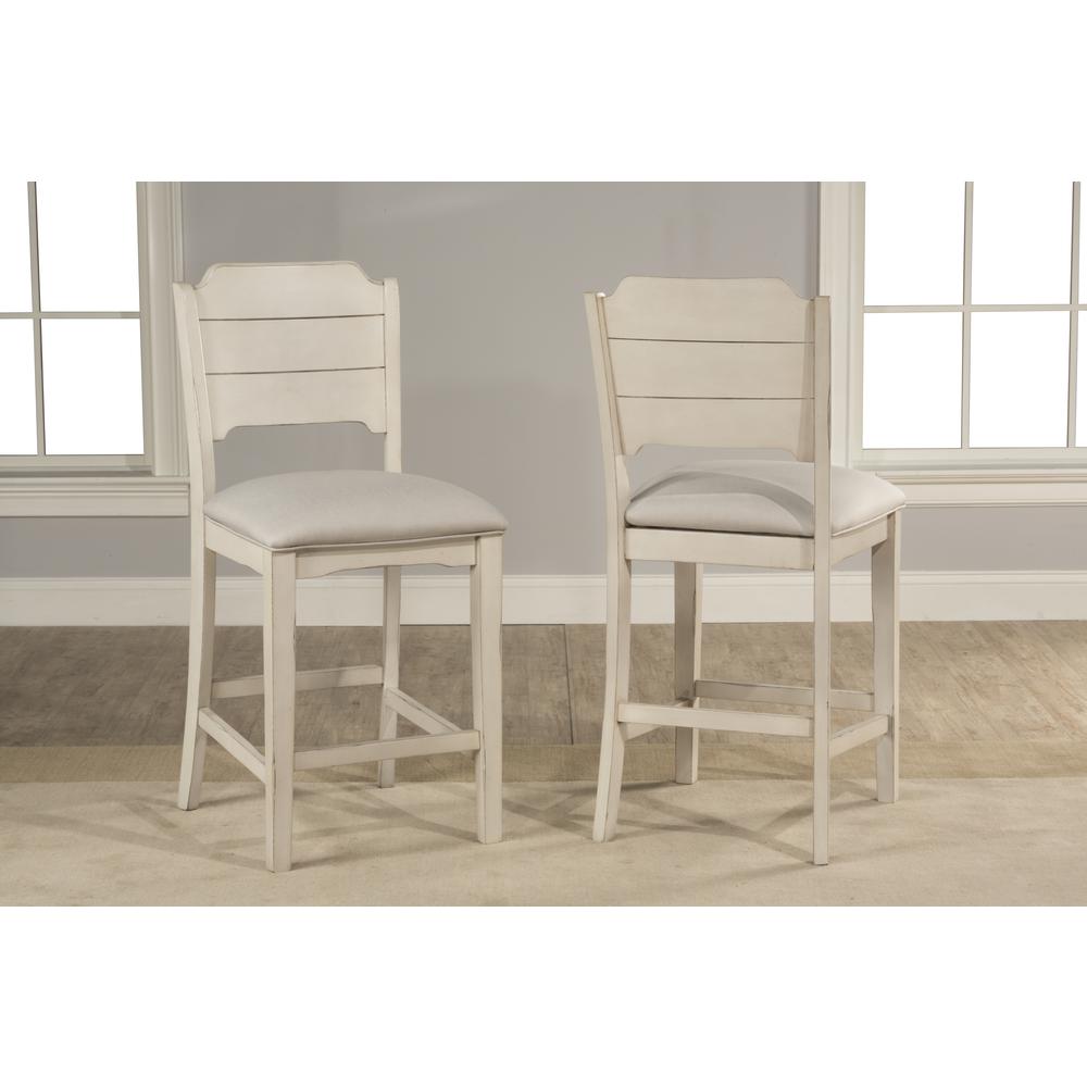 Clarion Non-Swivel Open Back Counter Height Stool - Set of 2. Picture 6