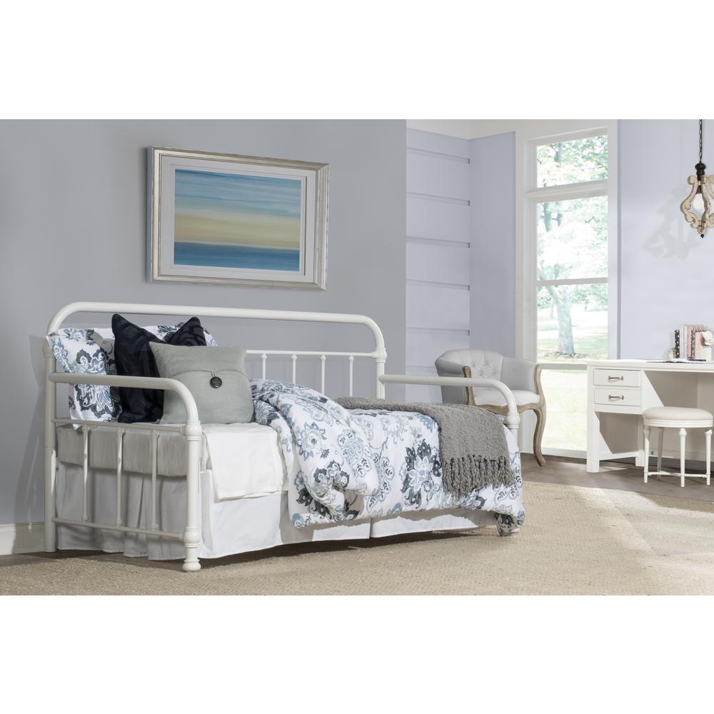Kirkland Metal Twin Daybed, White. Picture 2
