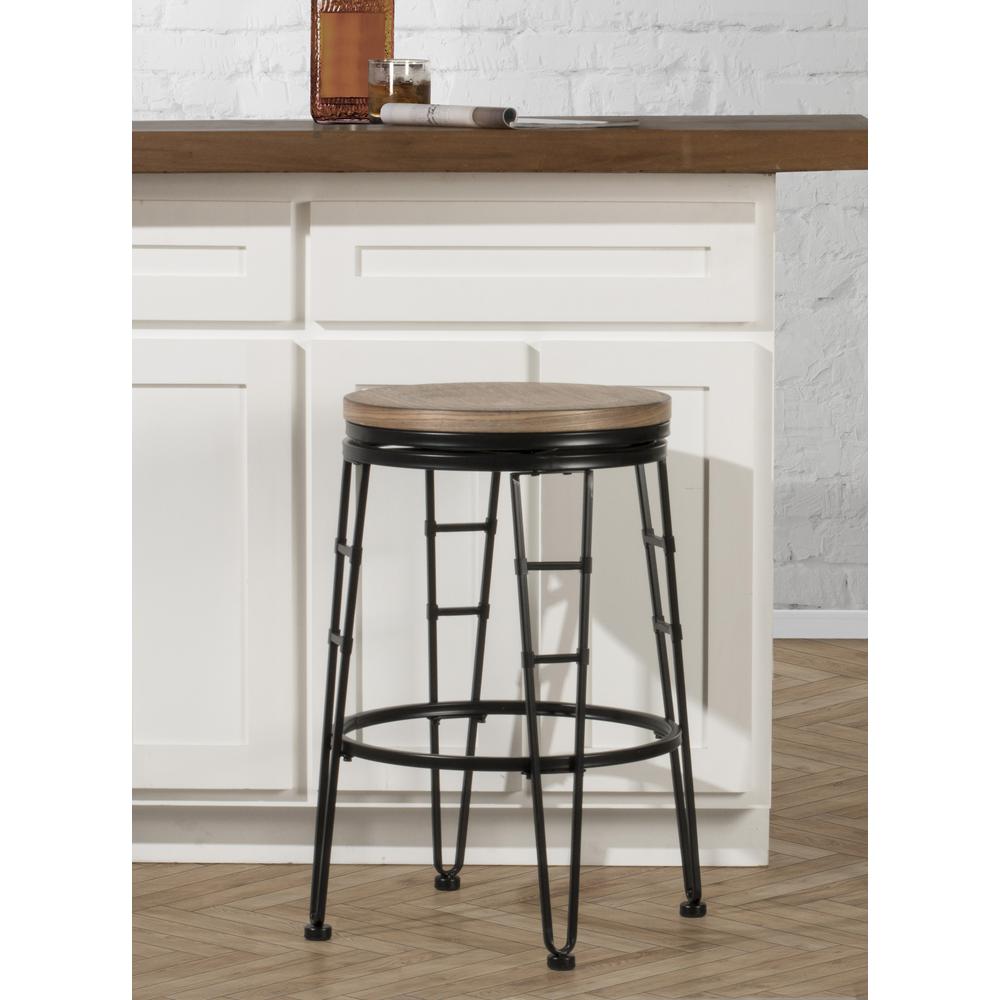 Northpark Backless Swivel Counter Height Stool. Picture 2
