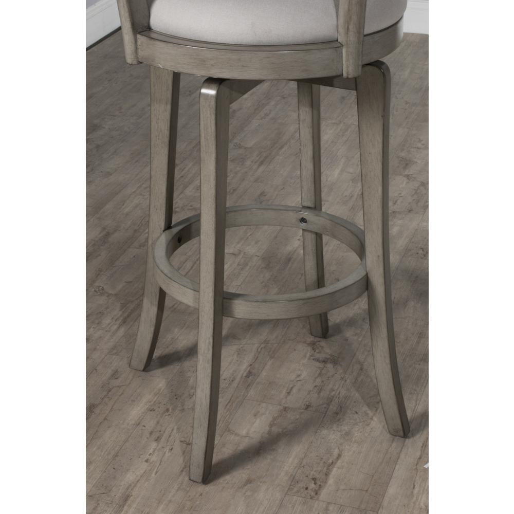 Sloan Swivel Counter Height Stool, Aged Gray. Picture 6