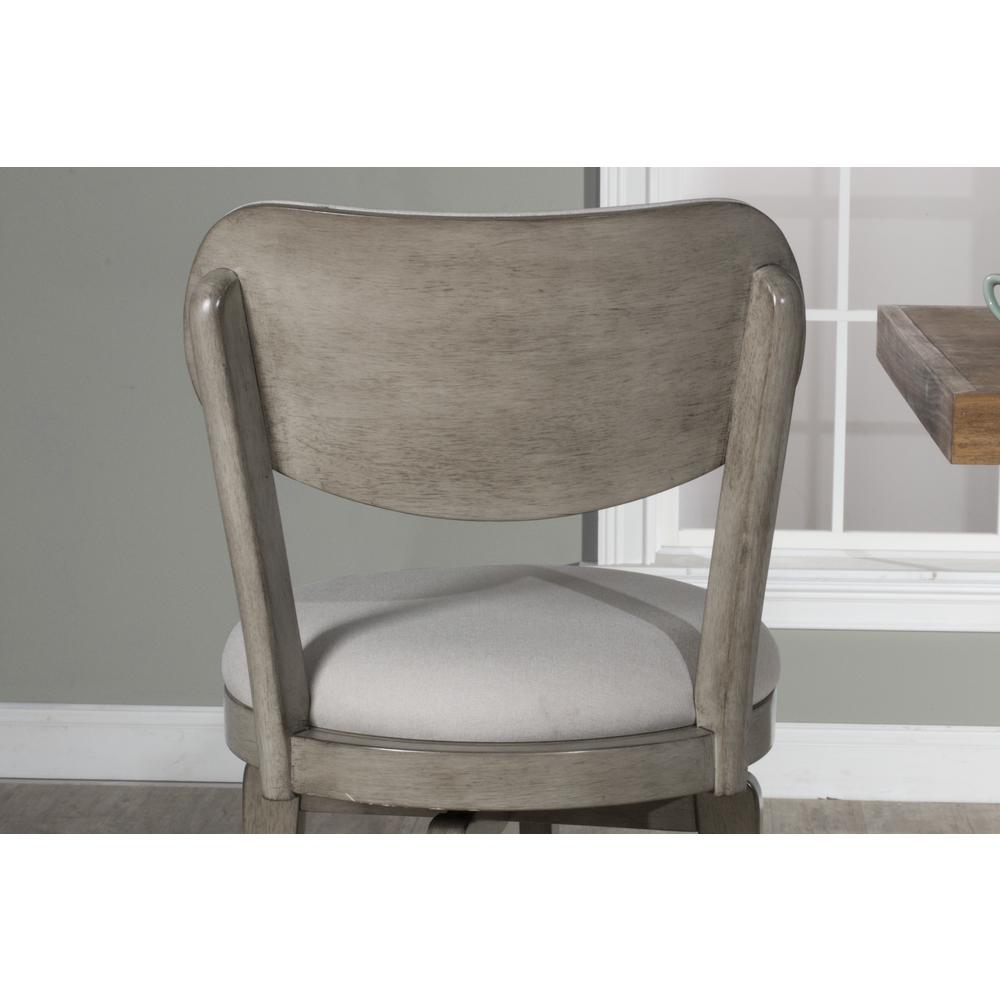 Sloan Swivel Bar Height Stool, Aged Gray. Picture 2