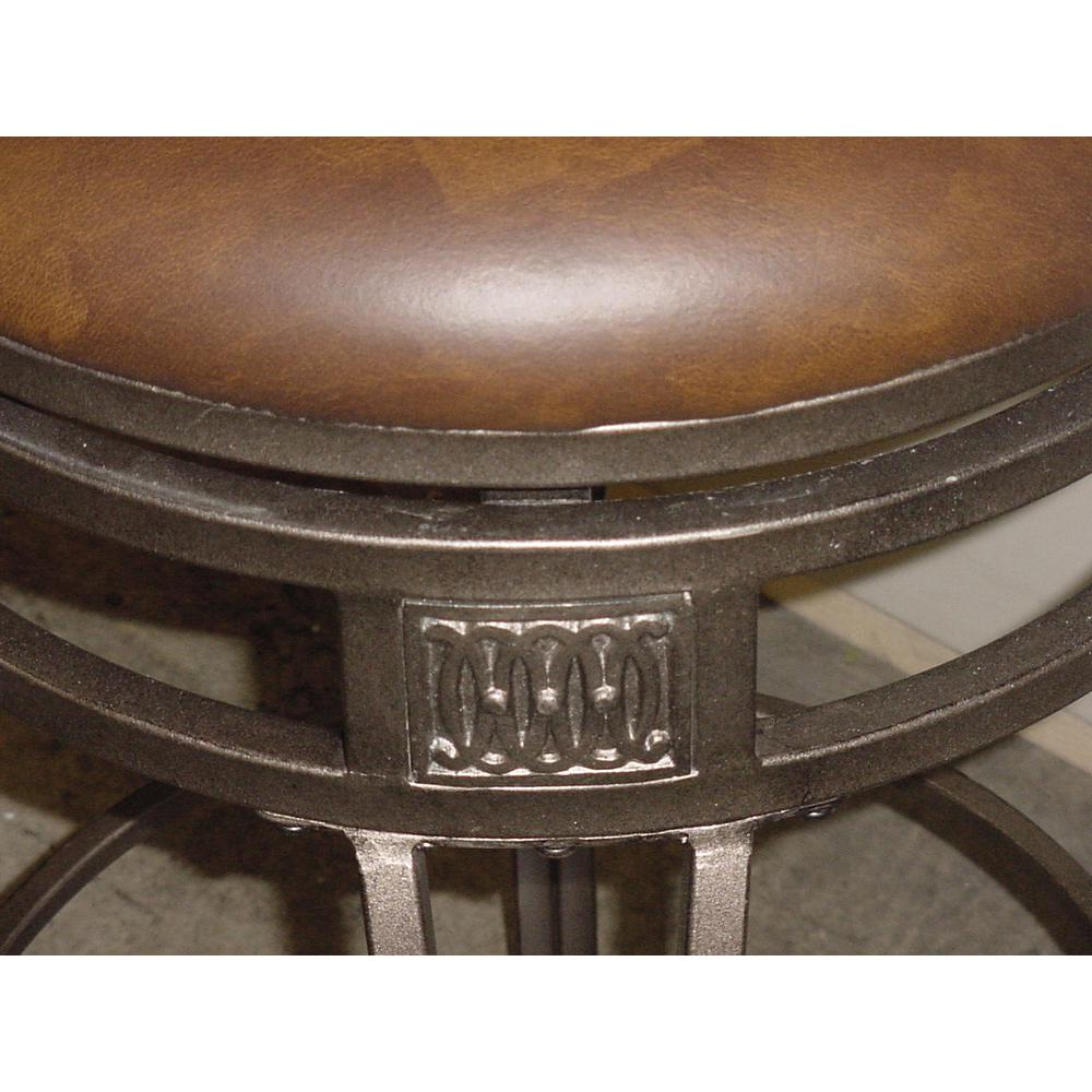 Montello Backless Swivel Bar Height Stool. Picture 3