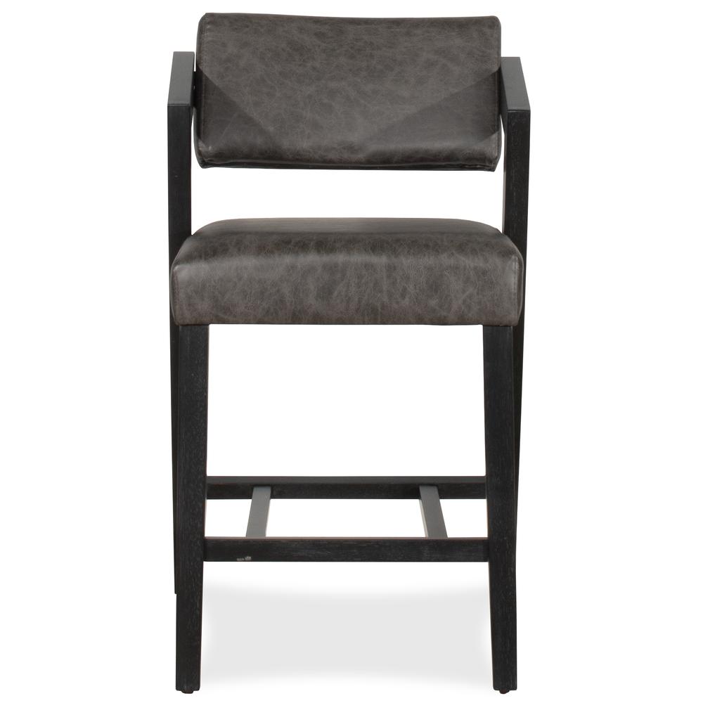 Snyder Non-Swivel Counter Height Stool, Blackwash. Picture 9