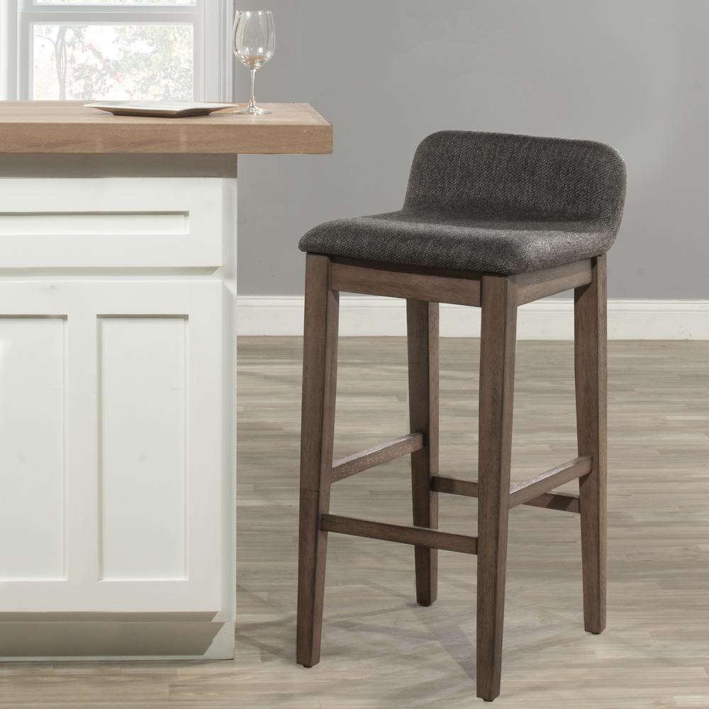Renmark Counter Height Stool, Brushed Gray. Picture 3