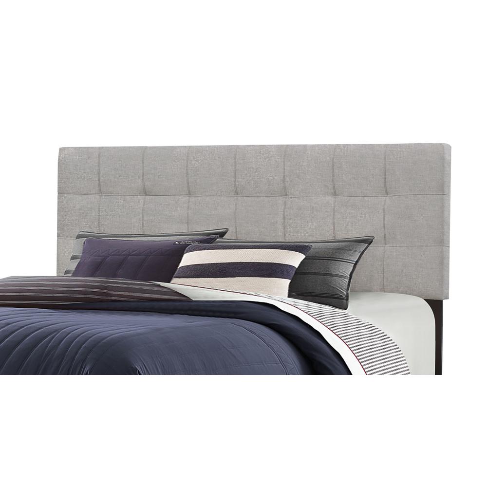 Delaney Headboard - Full/Queen - Headboard Frame Not Included - Glacier Gray Fabric. Picture 3