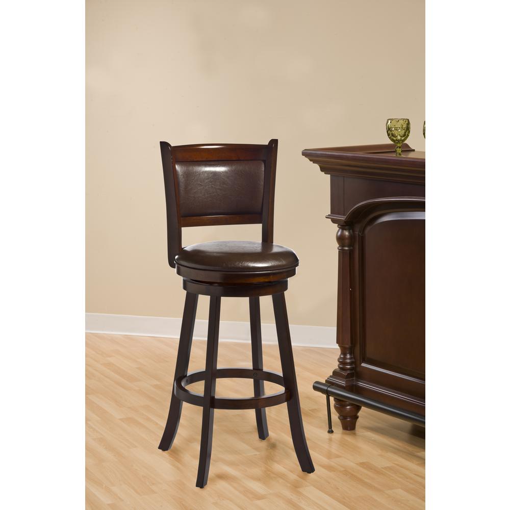 Dennery Swivel Counter Height Stool. Picture 2