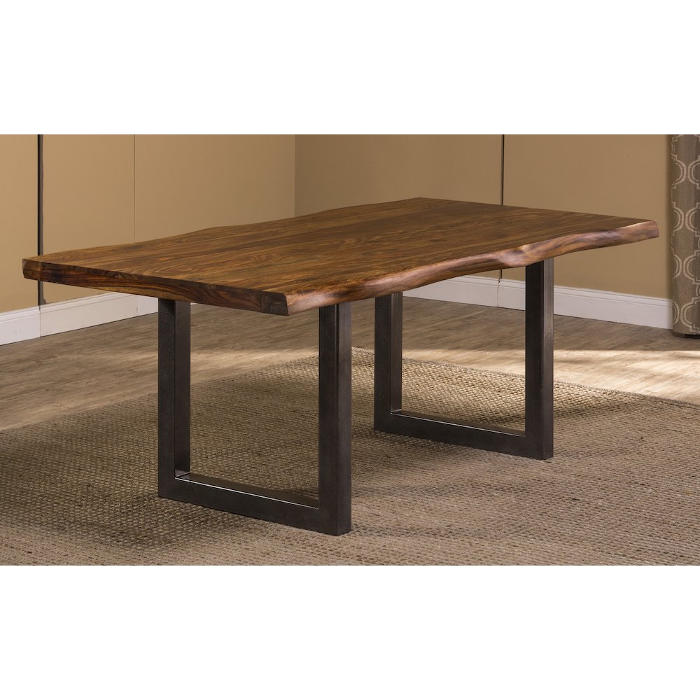 Emerson Rectangle Dining Table - Natural Sheesham. Picture 2