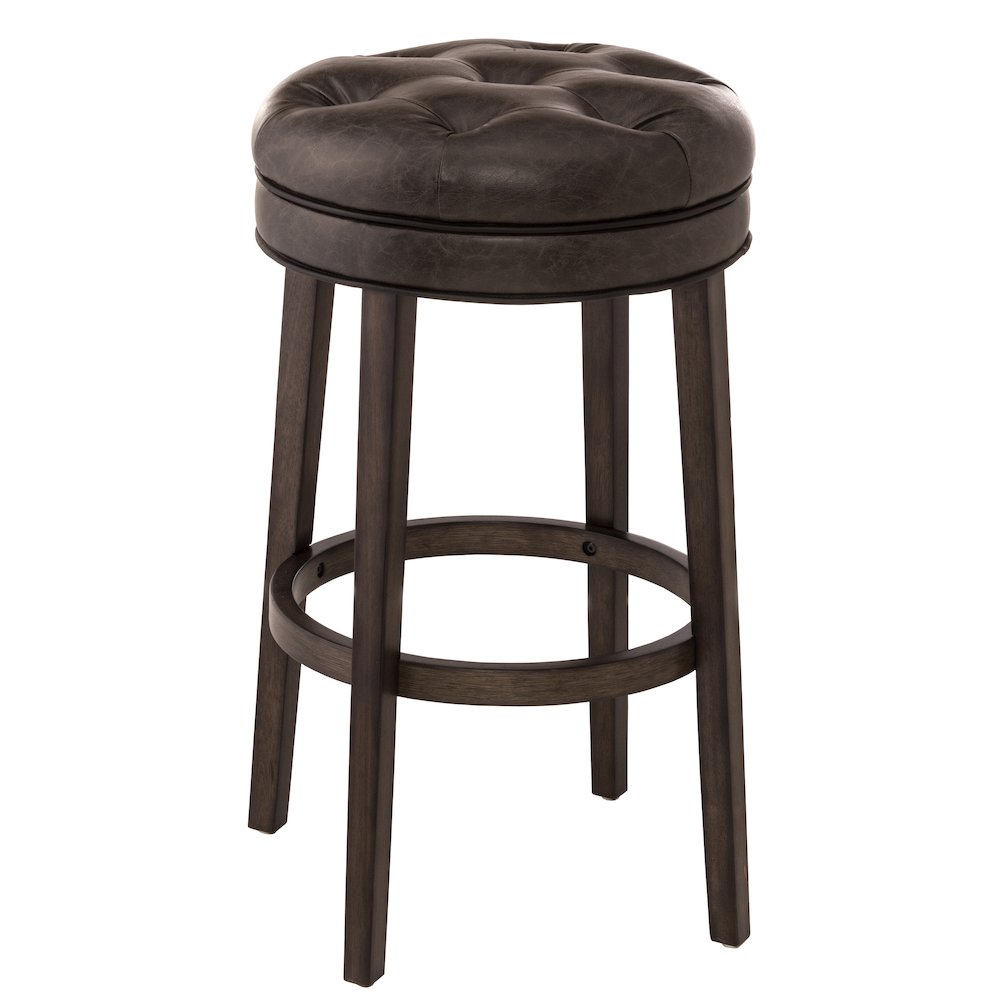 Krauss Backless Swivel Counter Height Stool. Picture 1