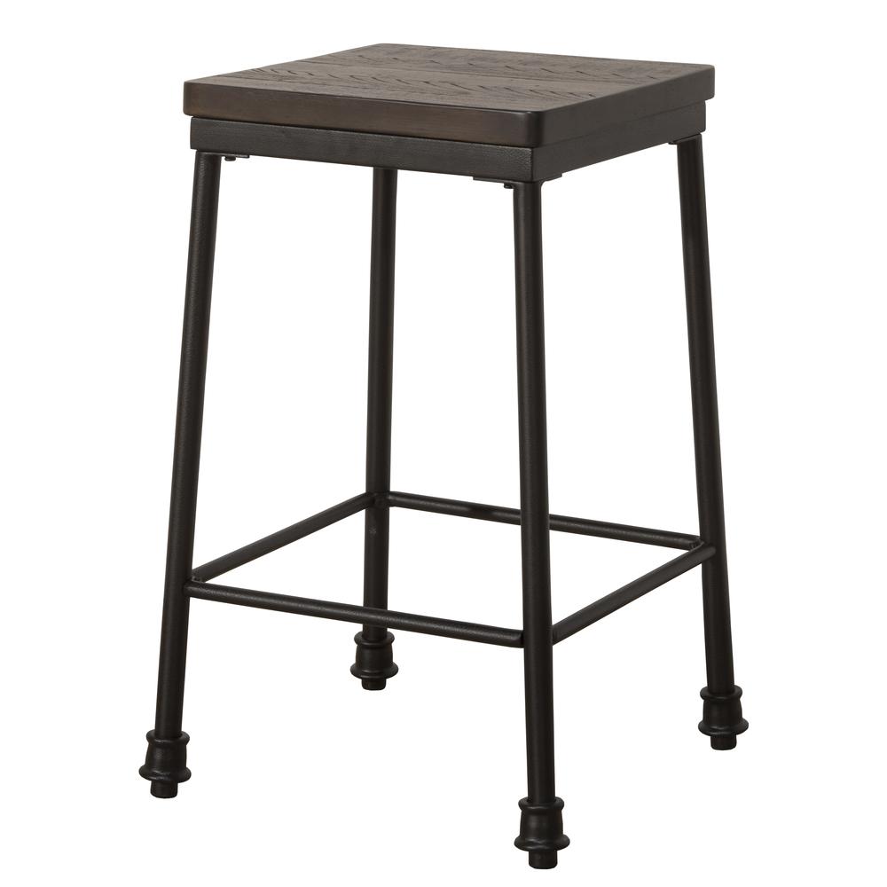 Castille Non-Swivel Backless Counter Height Stool. Picture 2