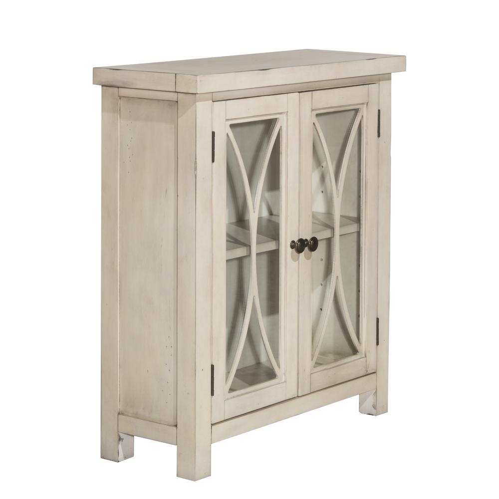 Bayside Two (2) Door Cabinet - Antique White. Picture 3