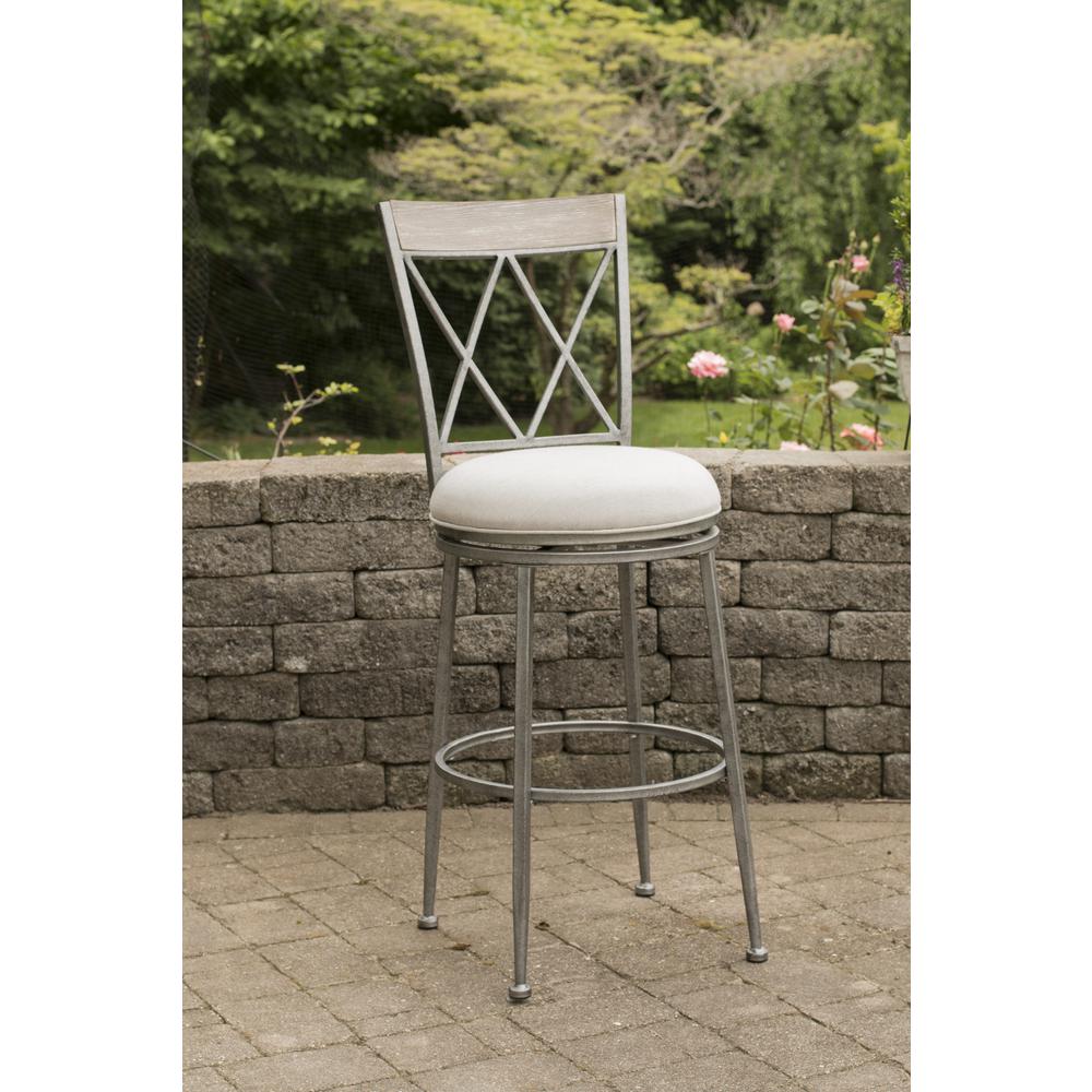 Indoor / Outdoor Stewart Swivel Counter Height Stool. The main picture.
