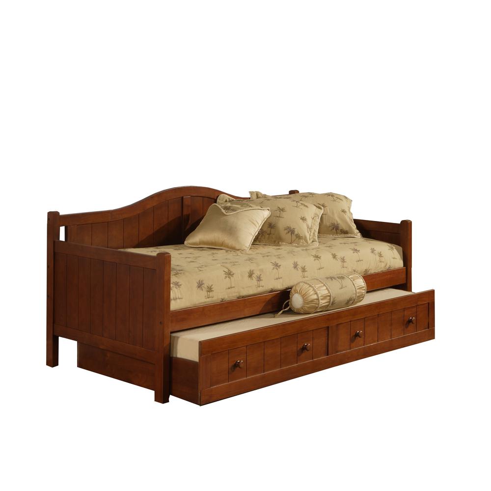 Staci Wood Daybed with Trundle, Cherry. Picture 1