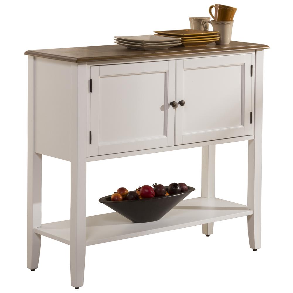 Bayberry Wood Server, White. Picture 1