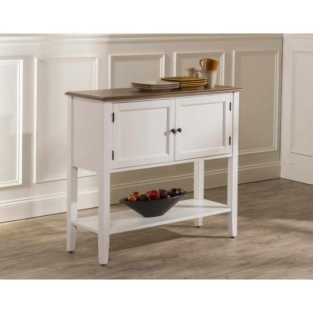 Bayberry Wood Server, White. Picture 3