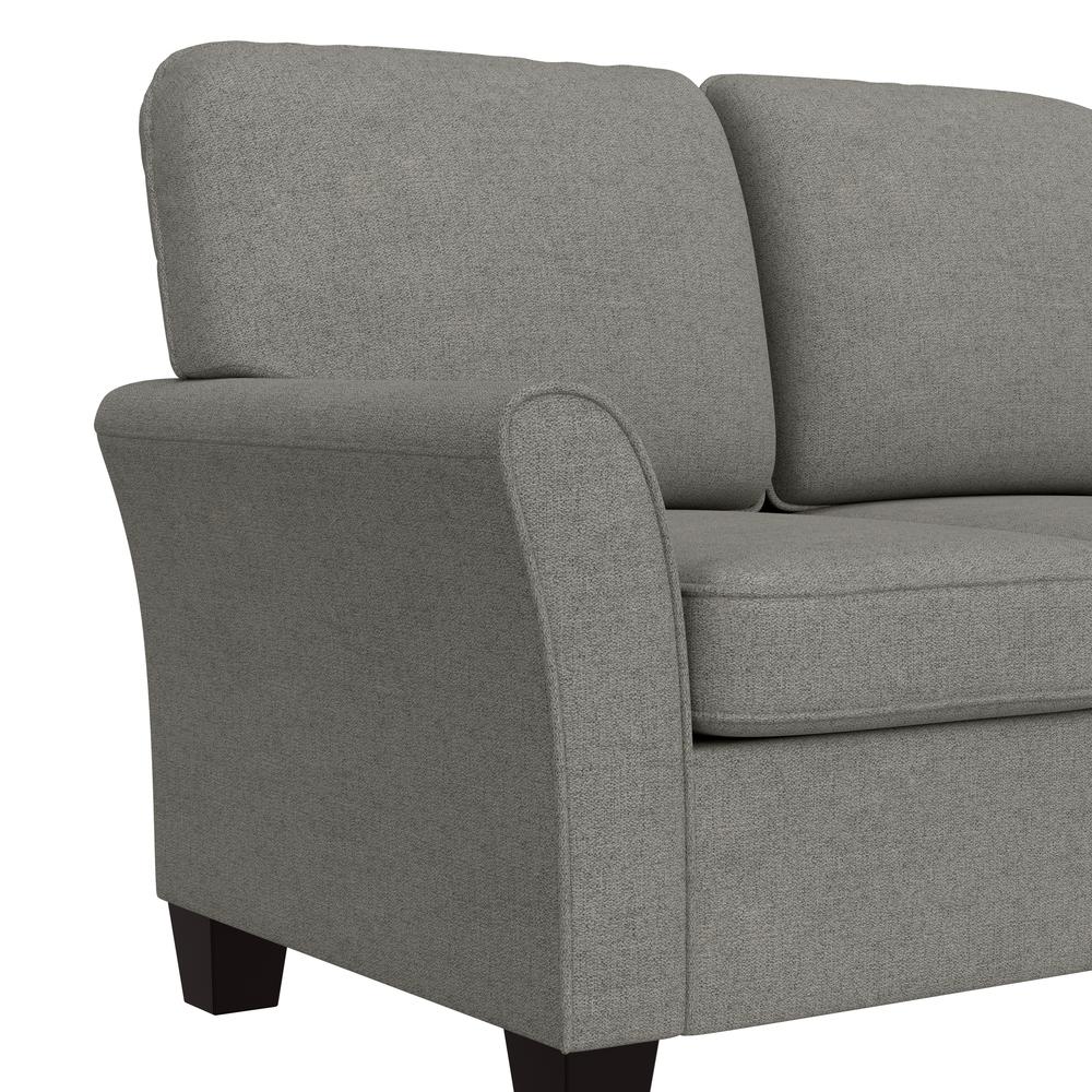 Lorena Upholstered Loveseat, Gray. Picture 7