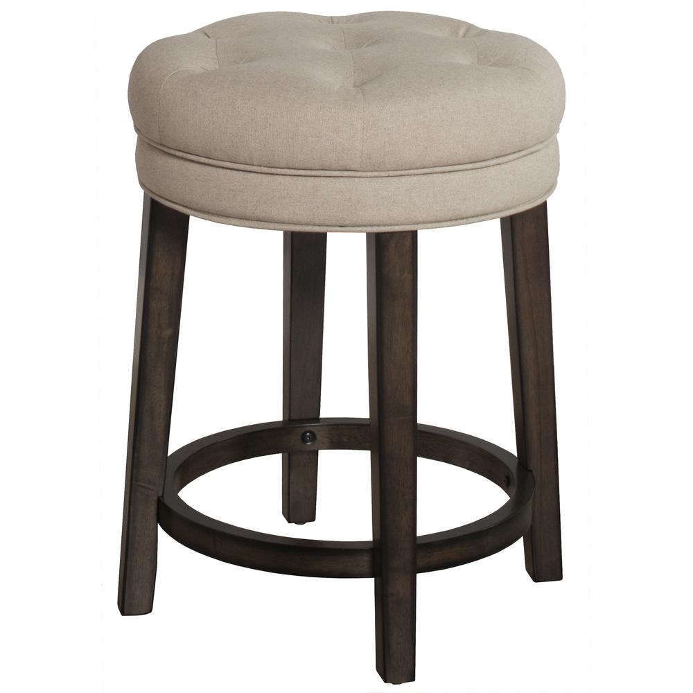 Krauss Backless Swivel Counter Height Stool. The main picture.