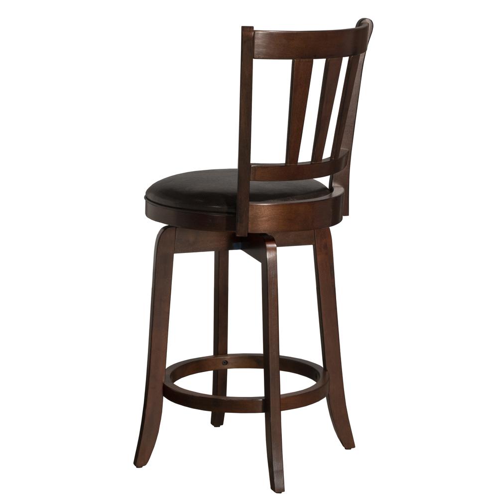 Presque Isle Wood Counter Height Swivel Stool, Cherry. Picture 2