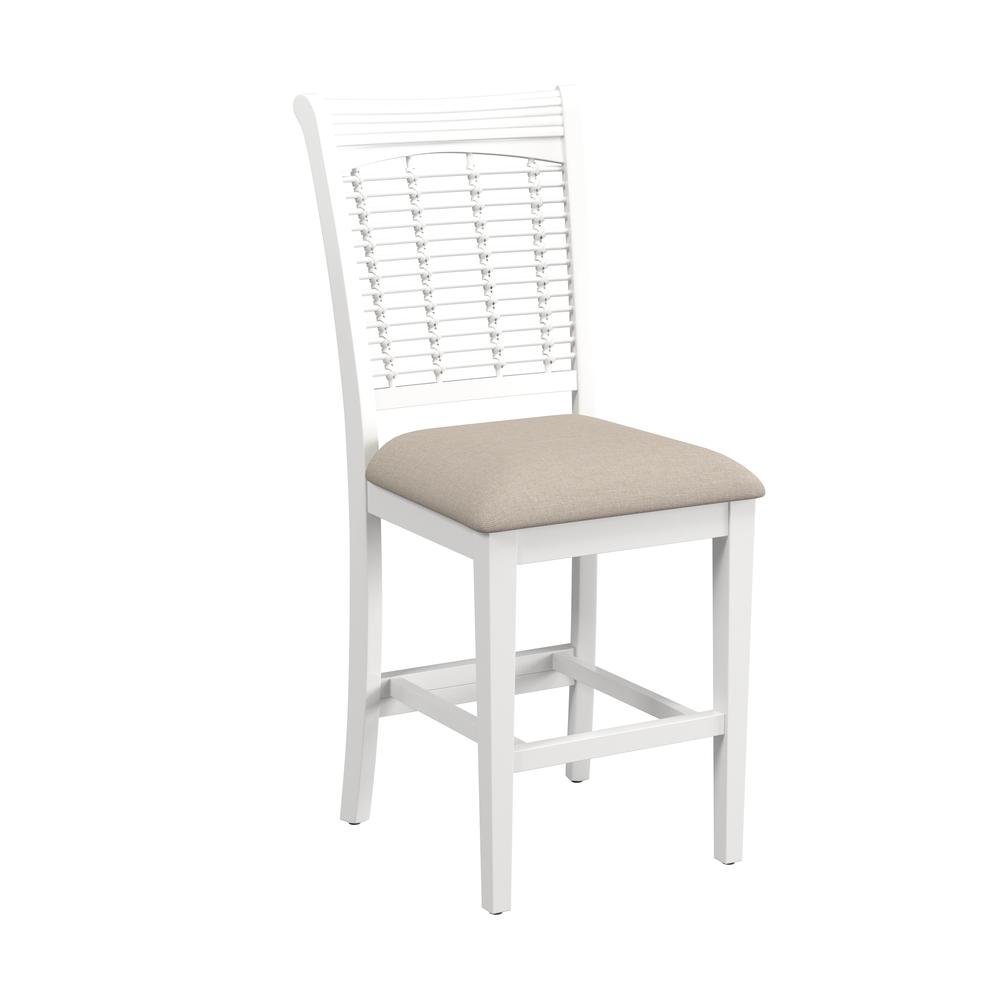 Hillsdale Furniture Bayberry Wood Counter Height Stool, Set of 2,  White. Picture 2