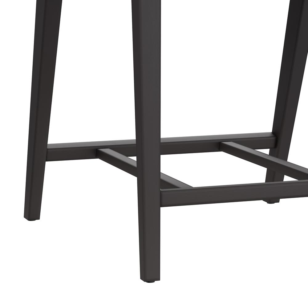 Snyder Wood Counter Height Stool, Blackwash. Picture 8