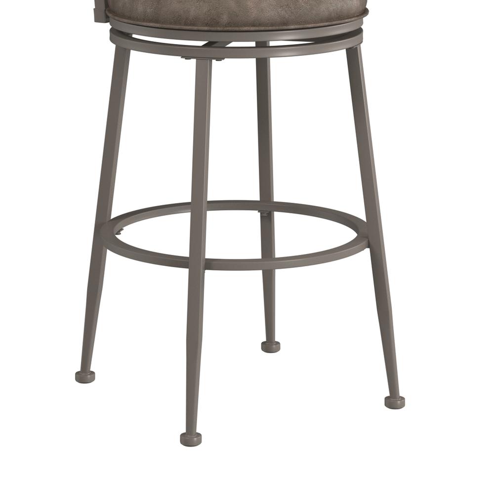 Hutchinson Metal Bar Height Swivel Stool, Pewter. Picture 8