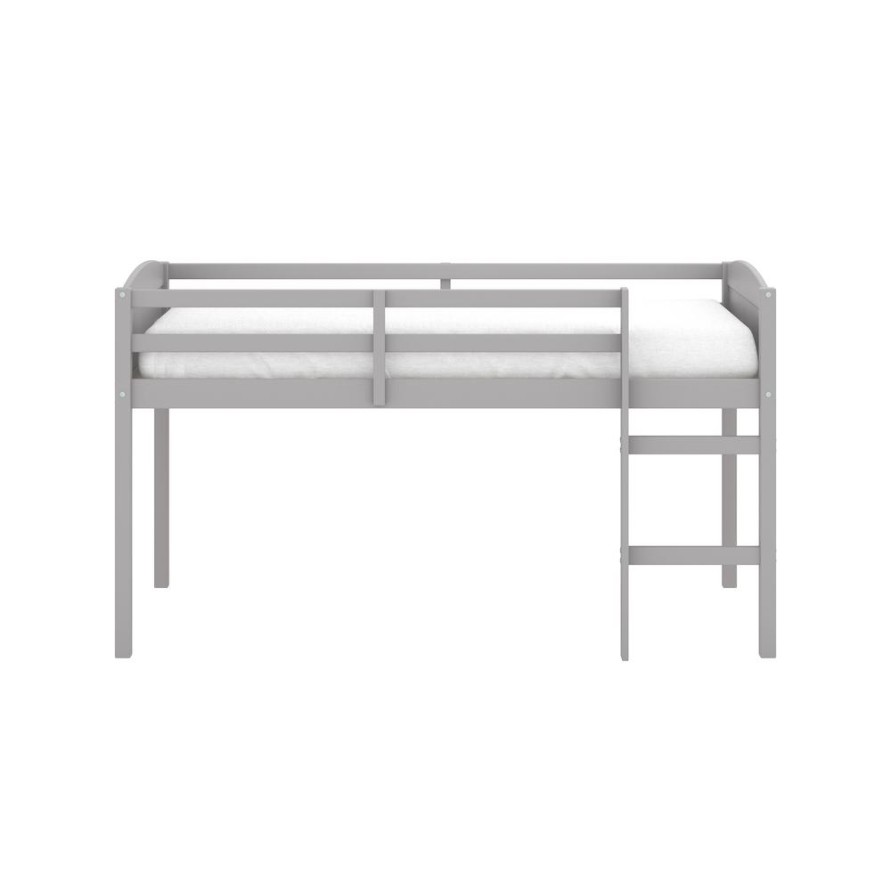 Living Essentials by Hillsdale Alexis Wood Arch Twin Loft Bed, Gray. Picture 2