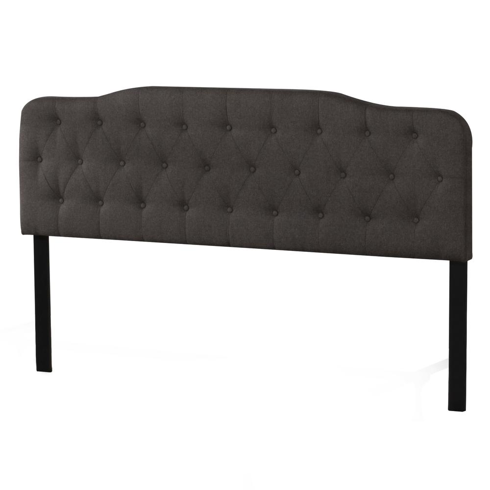Nicole Headboard - Full/Queen - Stone Fabric - Metal Headboard Frame Not Included. The main picture.