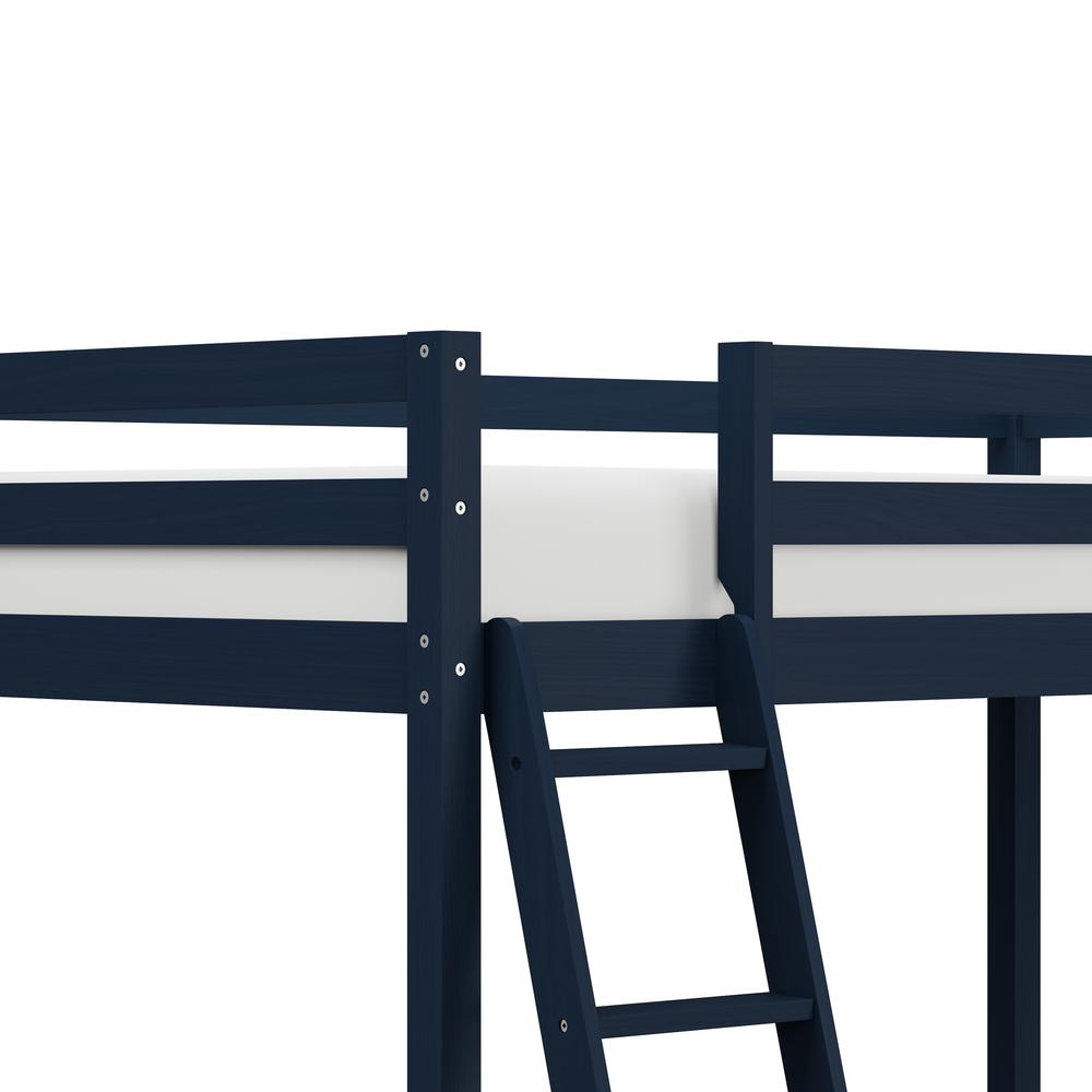Hillsdale Kids and Teen Caspian Twin Loft Bed, Navy. Picture 7