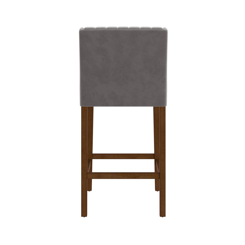 Lynne Wood Counter Height Stool, Walnut. Picture 4