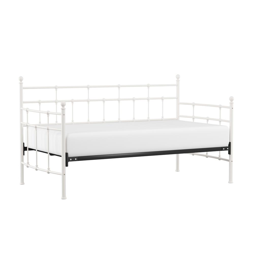 Providence Metal Twin Daybed, Soft White. Picture 1