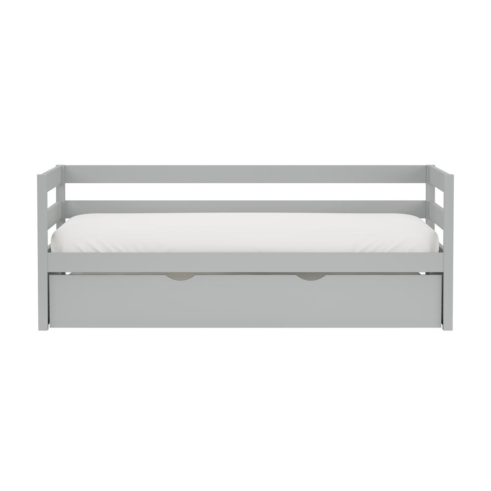 Hillsdale Kids and Teen Caspian Daybed with Trundle, Gray. Picture 2