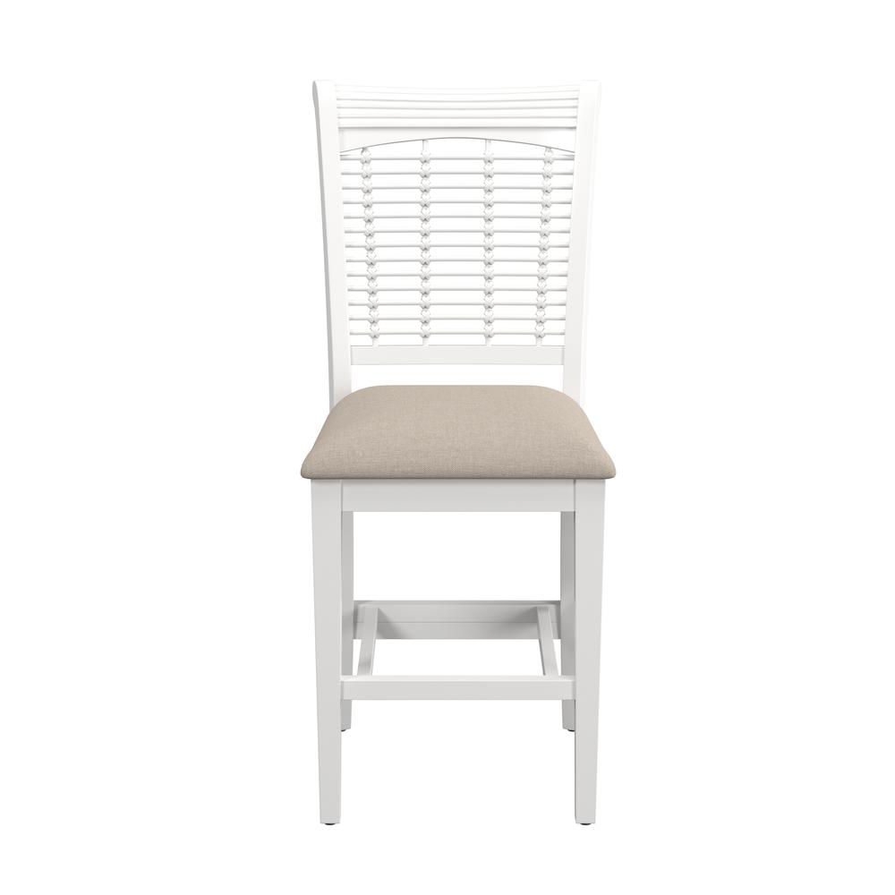 Hillsdale Furniture Bayberry Wood Counter Height Stool, Set of 2,  White. Picture 3