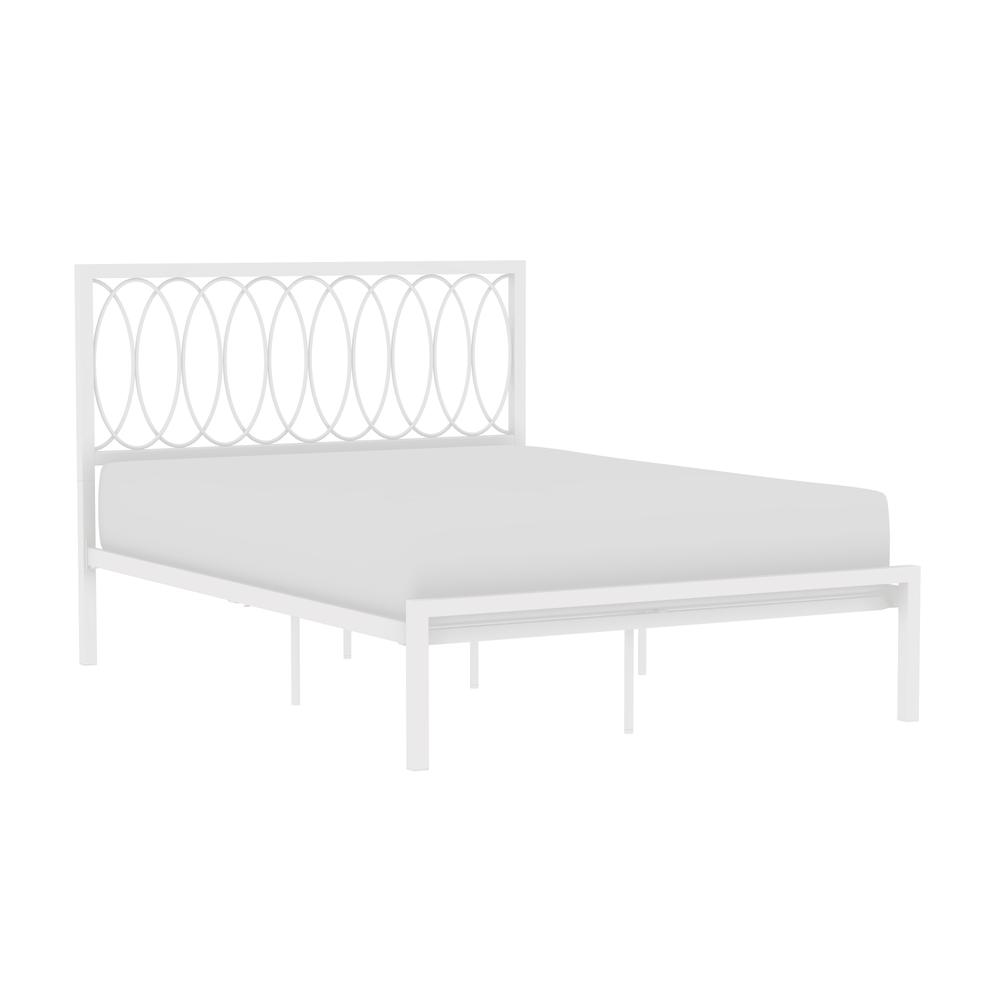 Naomi Metal Full Bed, White. Picture 1