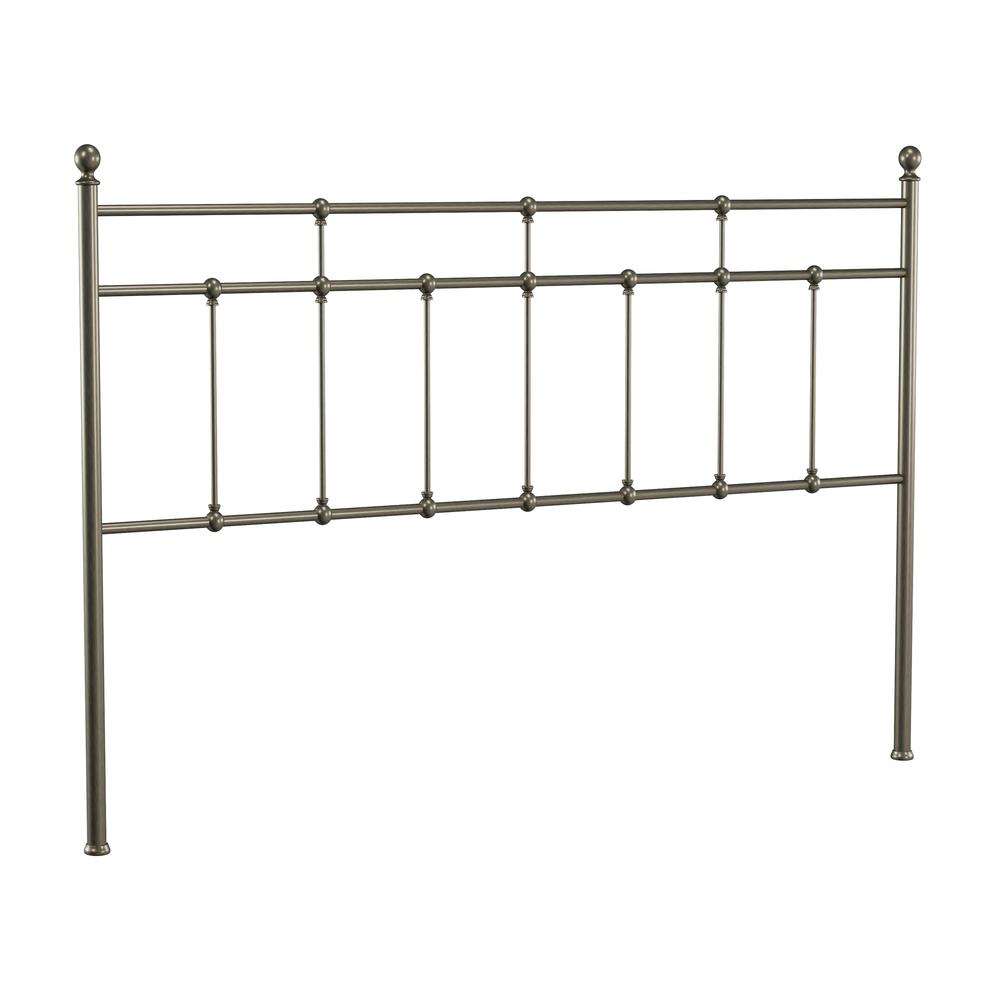 Hillsdale Furniture Providence Metal King Headboard, Aged Pewter. The main picture.