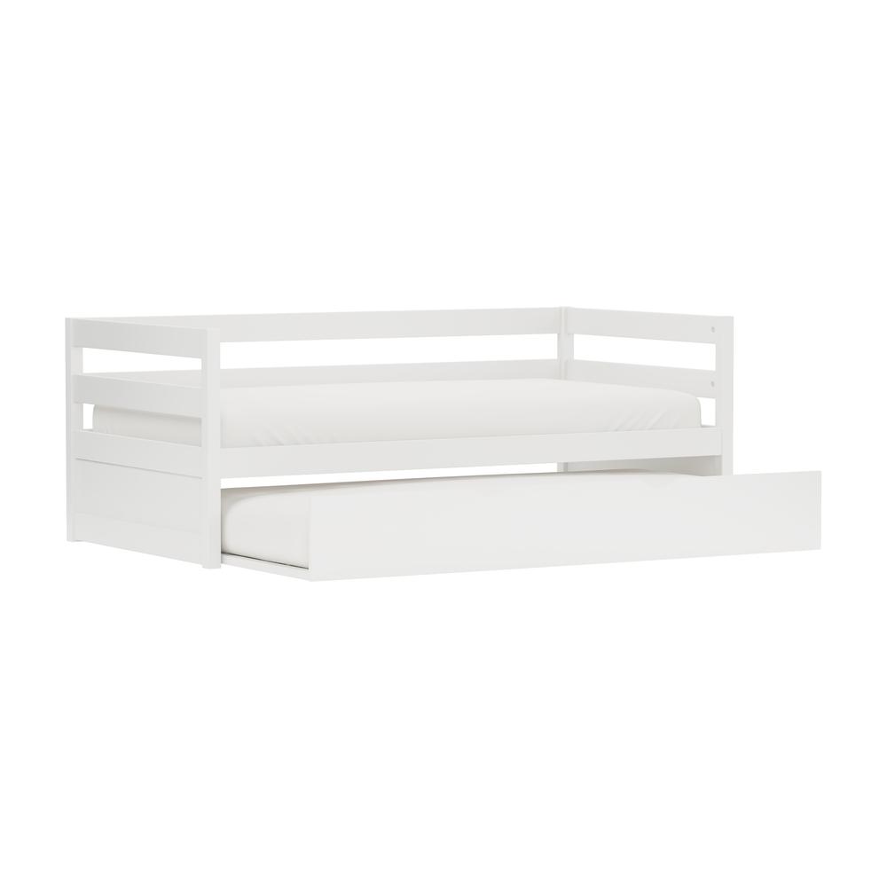 Hillsdale Kids and Teen Caspian Twin Daybed with Trundle, White. Picture 7