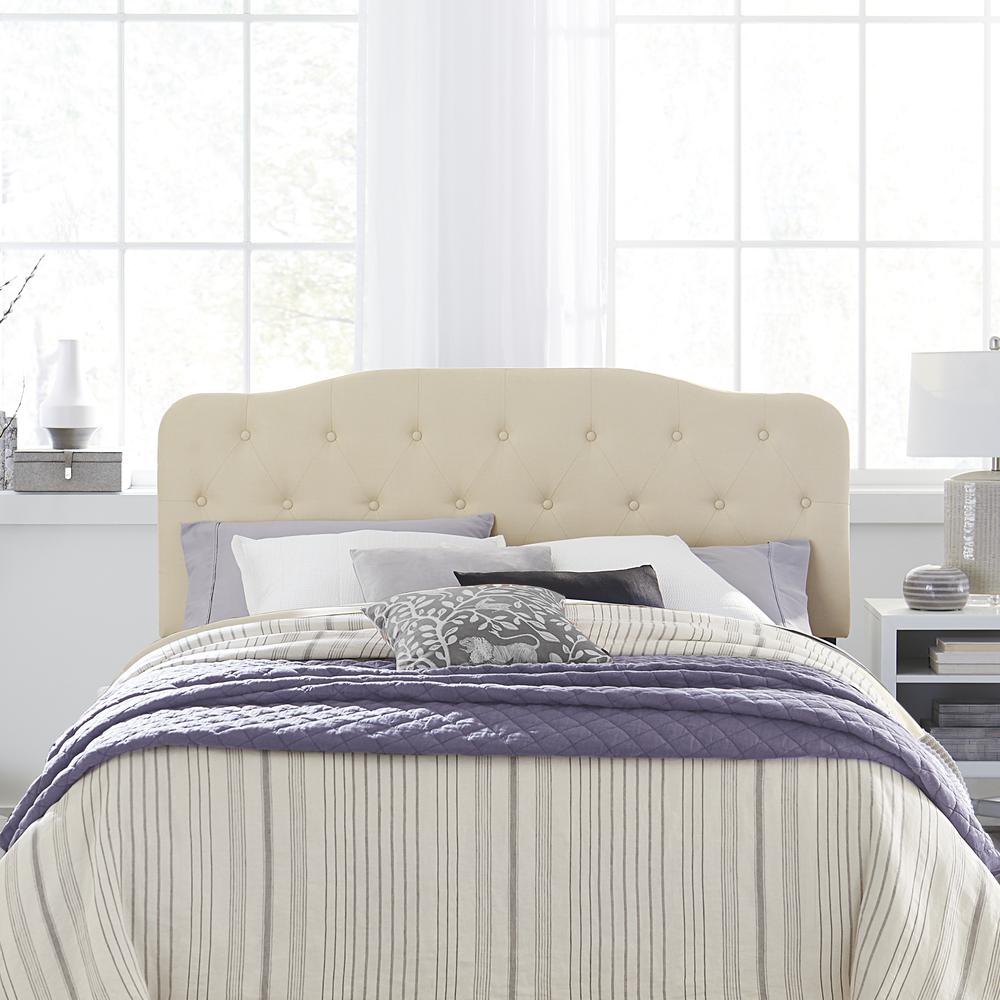 Nicole Headboard - Full/Queen - Headboard Frame Not Included - Linen Fabric. Picture 2