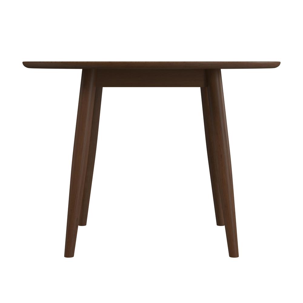 San Marino Round Wood Dining Table, Chestnut. Picture 3