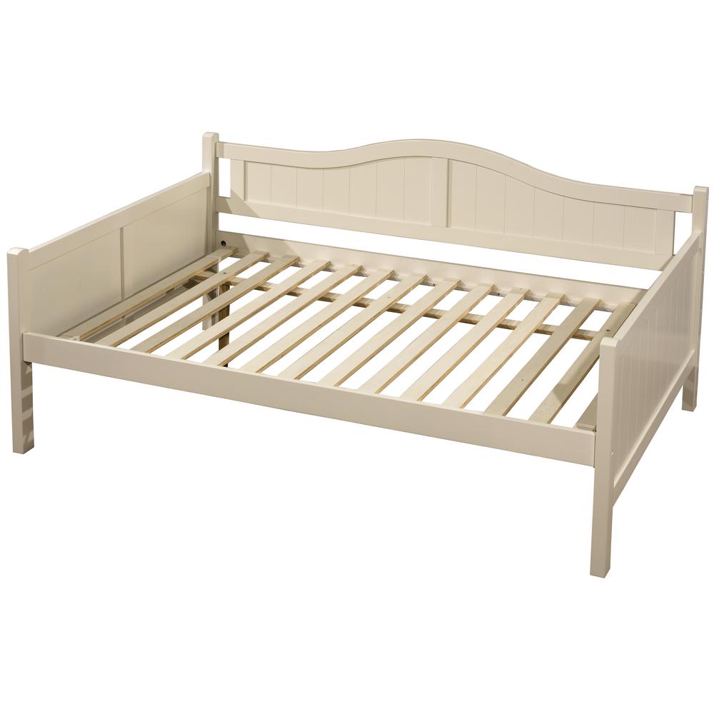 Staci Wood Full Size Daybed, White. Picture 1