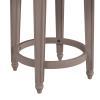 Adelyn Wood Counter Height Swivel Stool, Copper Patina with Putty Beige Fabric. Picture 8