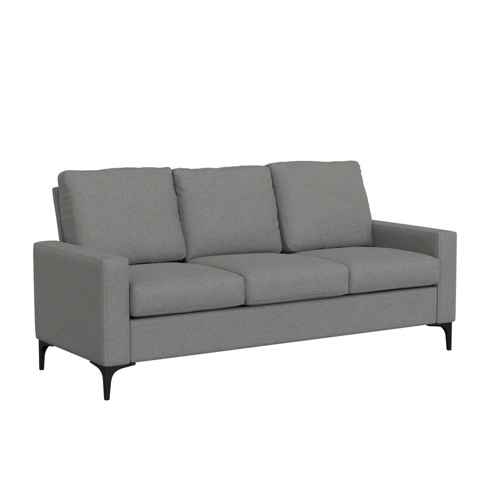 Matthew Upholstered Sofa, Smoke. Picture 1