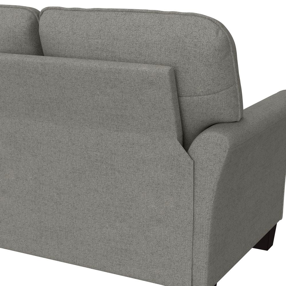 Lorena Upholstered Loveseat, Gray. Picture 9