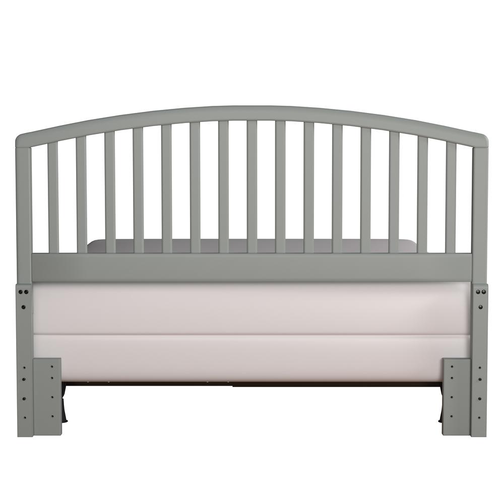 Hillsdale Furniture Carolina Wood Full/Queen Headboard with Frame, Gray. Picture 1
