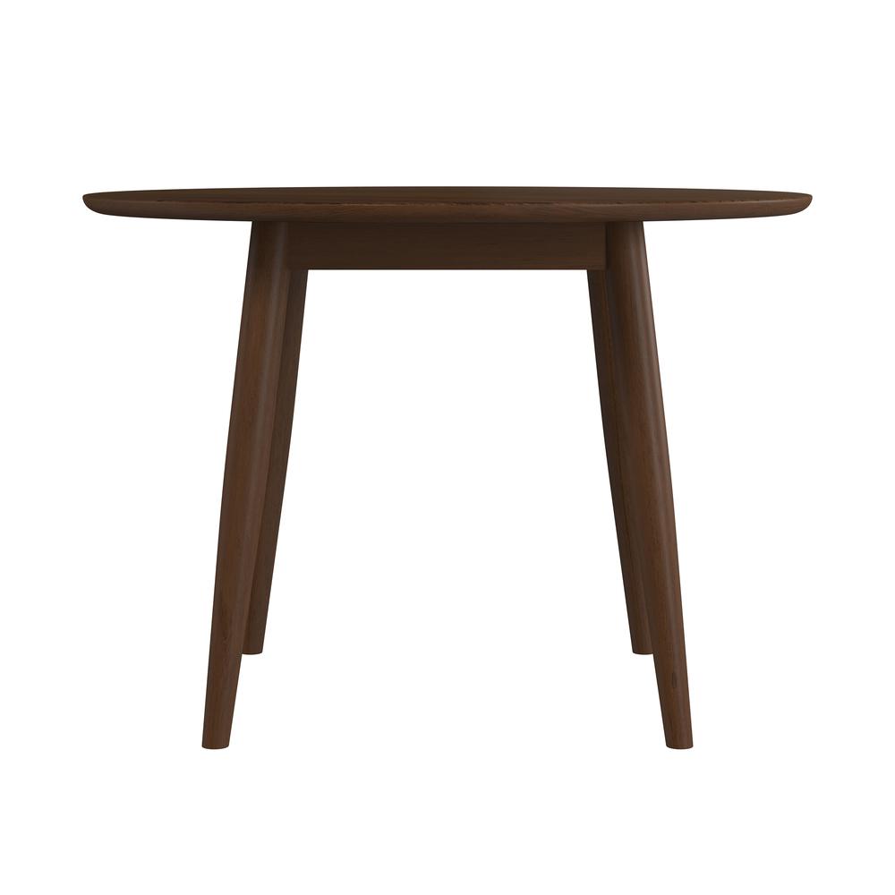 San Marino Round Wood Dining Table, Chestnut. Picture 2