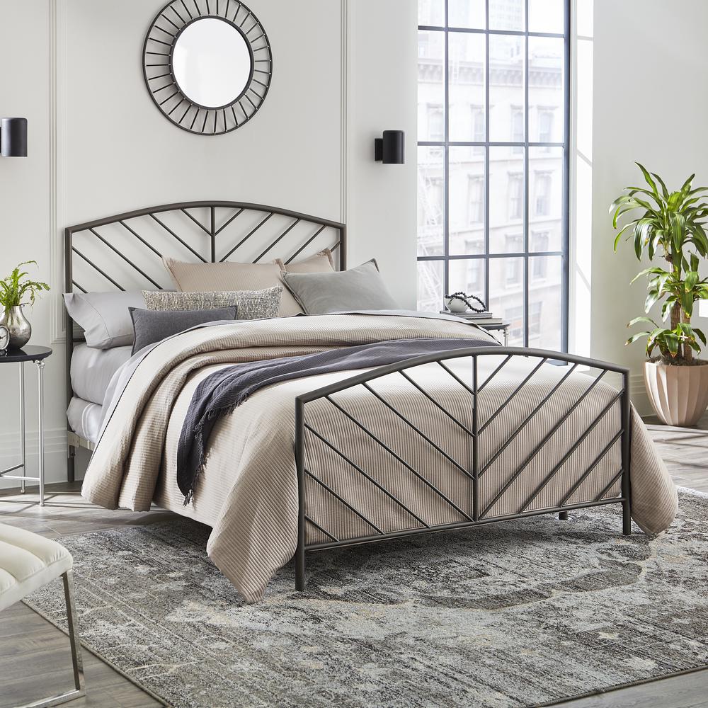 Essex Metal Full Bed, Gray Bronze. Picture 2