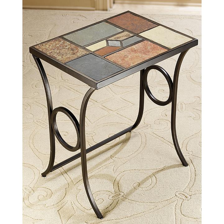 Metal Nesting Tables, Set of 3, Black Gold. Picture 2